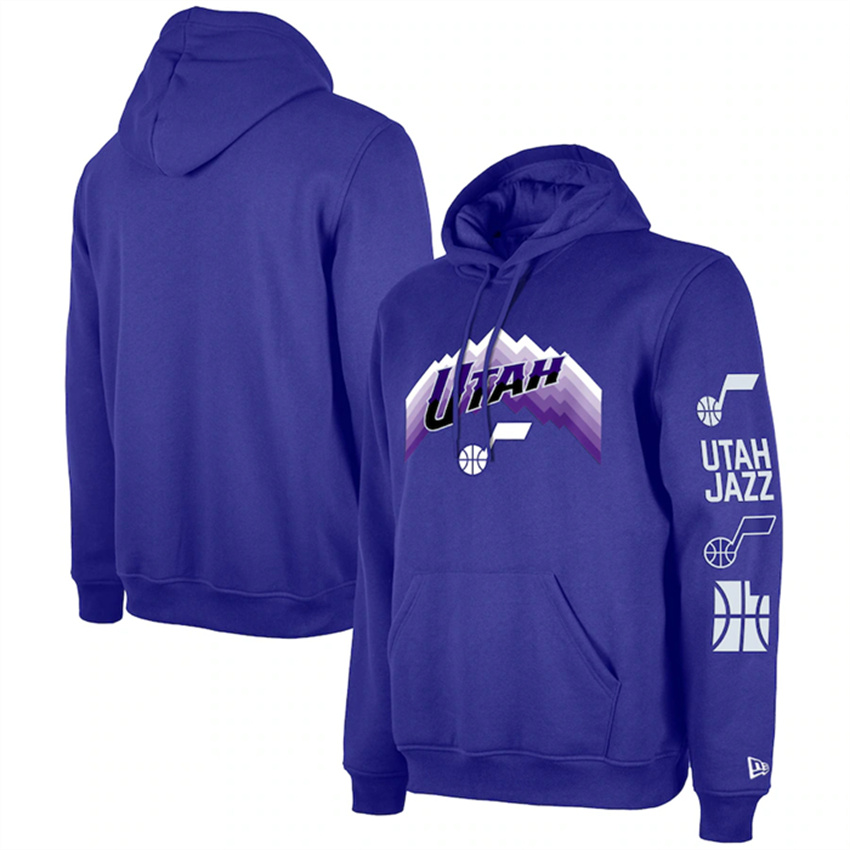 Men's Purple Utah Jazz 2023/24 City Edition Pullover Hoodie